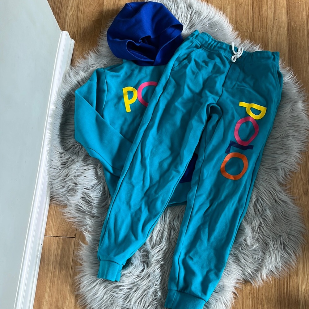 Polo by Ralph Lauren Teal Sweatsuit